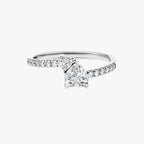 The Amorelle Ring - Heart Diamond Toi et Moi Ring