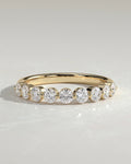 The Aurelia Band - Diamond Half Eternity Ring