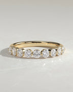 The Aurelia Band - Diamond Half Eternity Ring