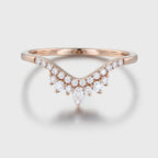 The Aurevia Ring - Pear Diamond Tiara Band