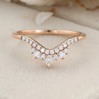 The Aurevia Ring - Pear Diamond Tiara Band