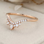 The Aurevia Ring - Pear Diamond Tiara Band