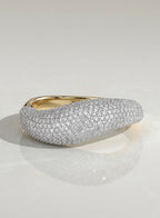 The Aurexen Ring - Pavé Dome Statement