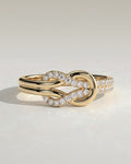The Avenor Ring - Diamond Knot Band