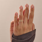 The Avenor Ring - Diamond Knot Band