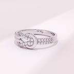 The Avenor Ring - Diamond Knot Band