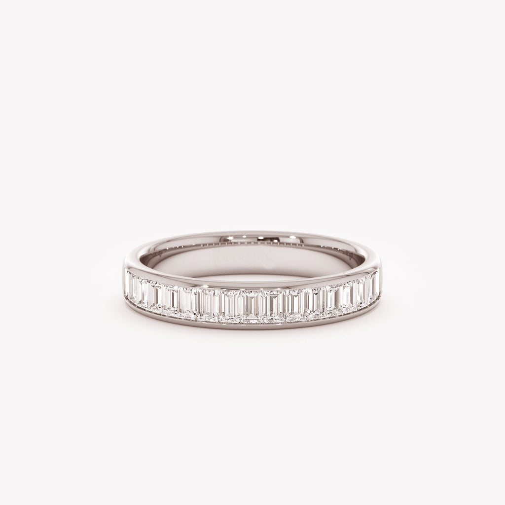 The Baguette Band - Fine Channel Set Diamond Ring