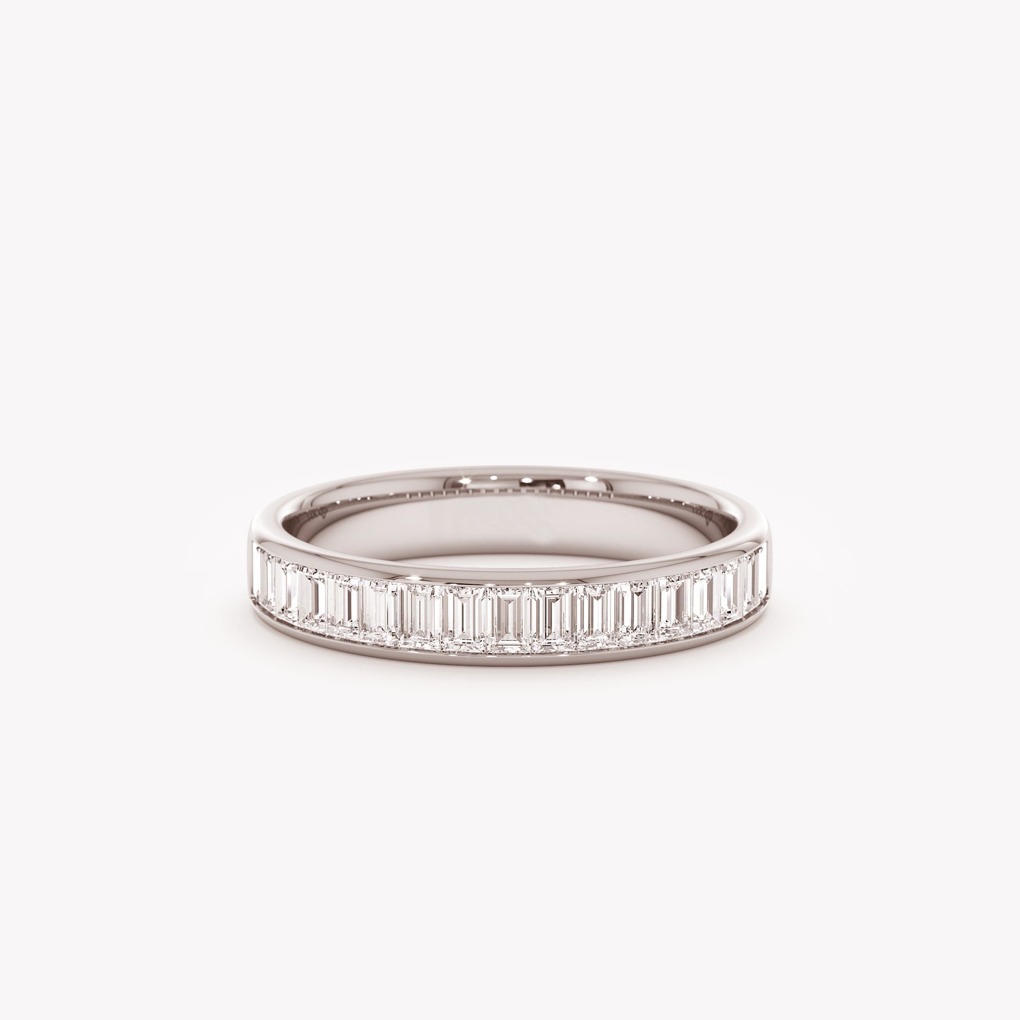The Baguette Band - Fine Channel Set Diamond Ring