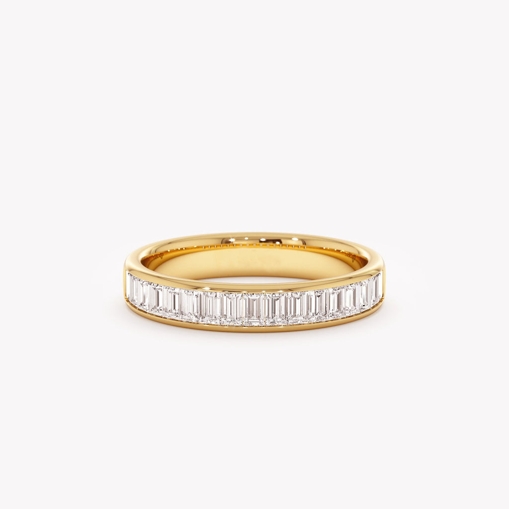 The Baguette Band - Fine Channel Set Diamond Ring