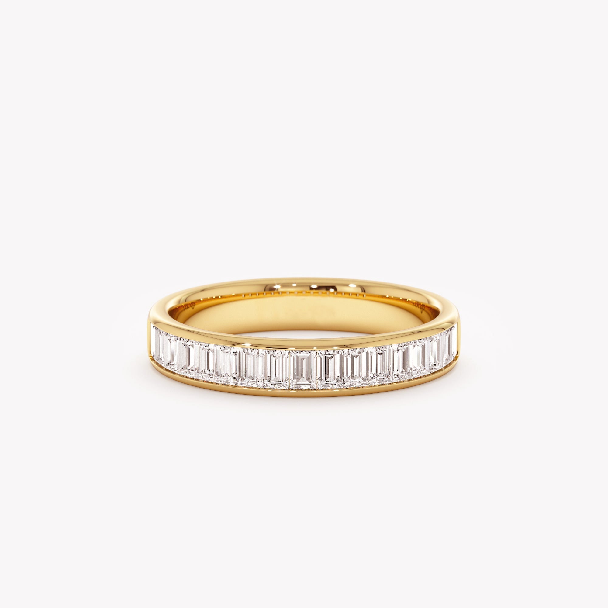 The Baguette Band - Fine Channel Set Diamond Ring