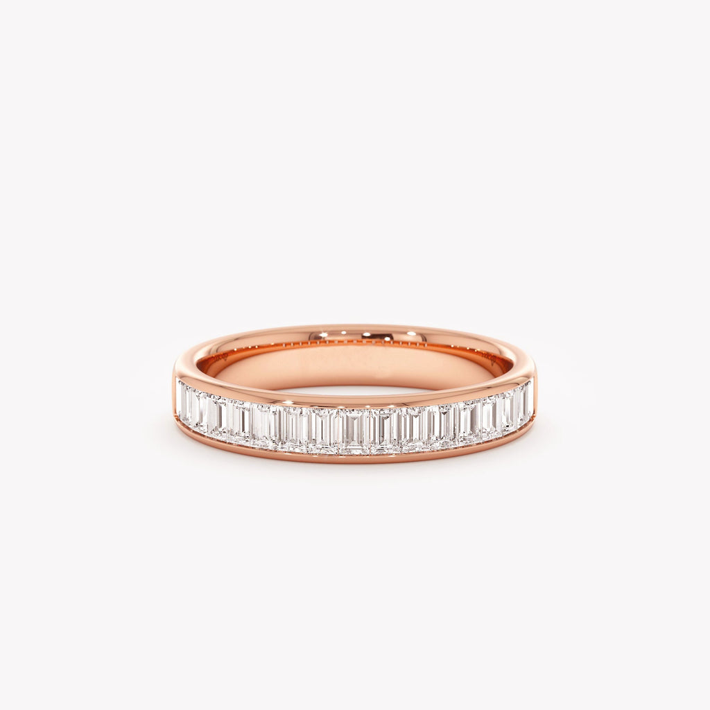 The Baguette Band - Fine Channel Set Diamond Ring
