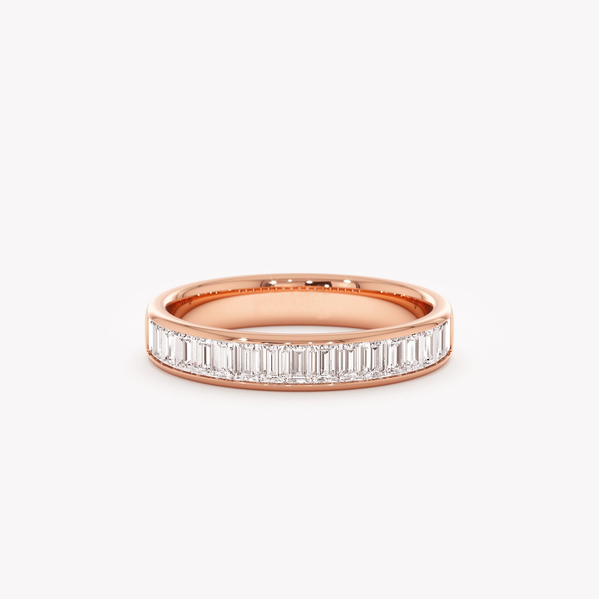 The Baguette Band - Fine Channel Set Diamond Ring