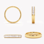 The Baguette Band - Fine Channel Set Diamond Ring