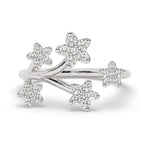 The Blossia Ring - Diamond Blossom Branch Ring