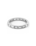 The Camille Band - Baguette-Cut Bezel Eternity Band