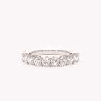 The Clara Band - Round Diamond Half Eternity Band