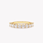 The Clara Band - Round Diamond Half Eternity Band