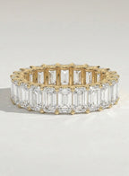 The Clarène Band - Emerald Cut Diamond Full Eternity Ring