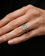 The Diana Ring - Emerald Cut High-Set Solitaire Ring