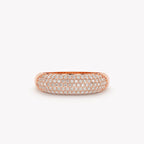 The Dome Ring - Multi Row Diamond Statement Band
