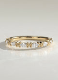 The Elowin Band - Marquise Diamond Floral Eternity Band