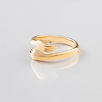 The Embrace Ring - Sculpted Hand Wrap Ring