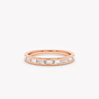 The Endless Light - Channel Set Baguette Inlay Band