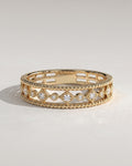 The Esme Band - Geometric Diamond Lattice Ring