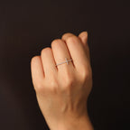 The Faith Ring - Diamond Cross Pave Ring