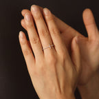 The Faith Ring - Diamond Cross Pave Ring