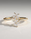 The Fleur Ring - Marquise Diamond Floral Ring