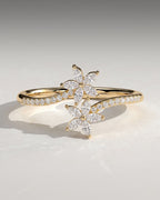 The Fleur Ring - Marquise Diamond Floral Ring