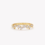 The Flora Ring - Organic Diamond Scatter Cluster Statement Ring