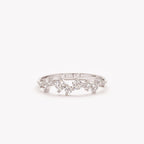 The Flora Ring - Organic Diamond Scatter Cluster Statement Ring