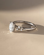 The Glowstar Ring - Oval Cluster Diamond Ring