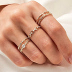 The Harper Band - Diamond Chain Link Ring