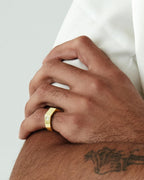 The Henry Ring - Square Diamond Signet Men’s Ring