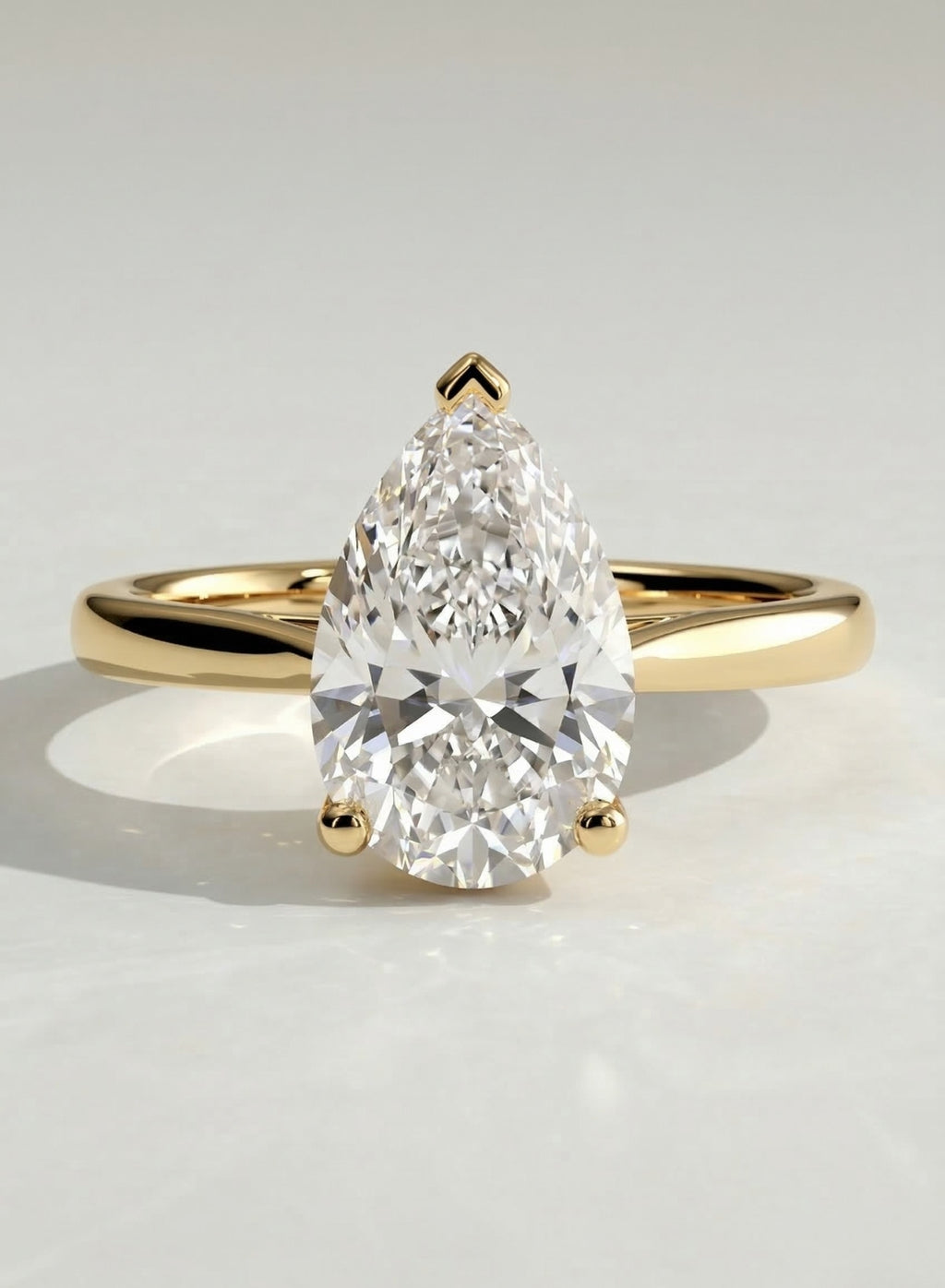 The Imogen Ring – Pear Cut Solitaire Engagement Ring