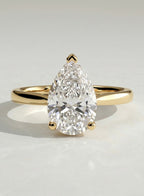 The Imogen Ring – Pear Cut Solitaire Engagement Ring