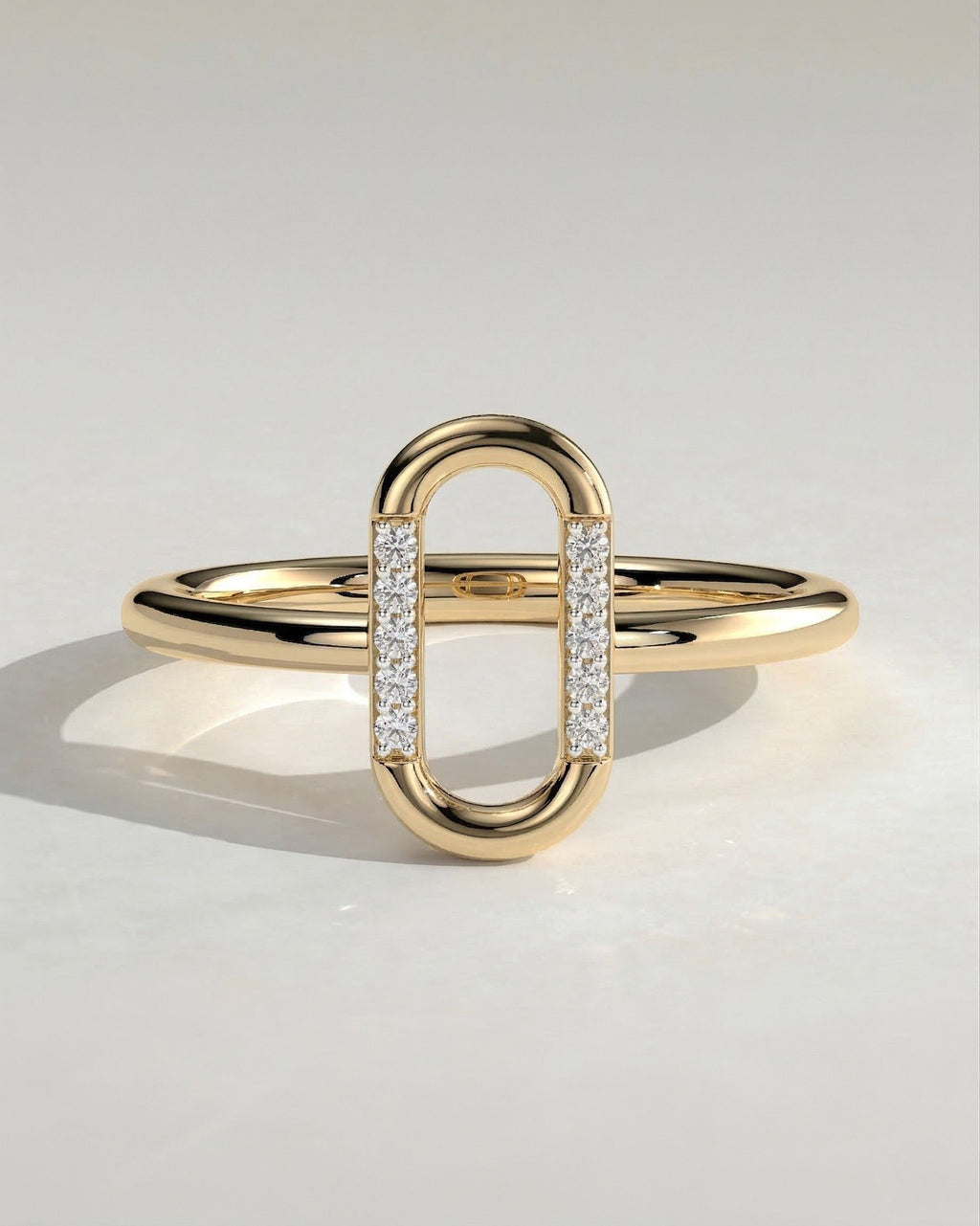 The Isla Ring - Diamond Open Link Ring