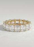 The Isolène Band - Asscher Cut Full Eternity Wedding Ring
