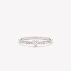 The Keely Ring - Heart Shape Pave Diamond Ring