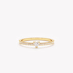 The Keely Ring - Heart Shape Pave Diamond Ring