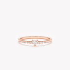 The Keely Ring - Heart Shape Pave Diamond Ring