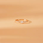 The Keely Ring - Heart Shape Pave Diamond Ring