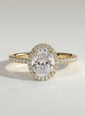 The Liana Ring - Oval Halo Diamond Engagement Ring