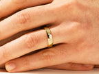 The Lucas Band - Three Stone Bezel Diamond Band