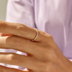 The Marina Band - Diamond Wave Wrap Ring