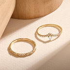 The Marina Band - Diamond Wave Wrap Ring