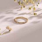 The Marina Band - Diamond Wave Wrap Ring